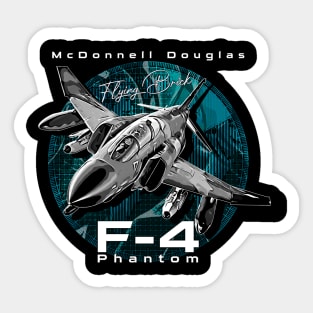 McDonnell Douglas F 4 Phantom fighterjet Sticker